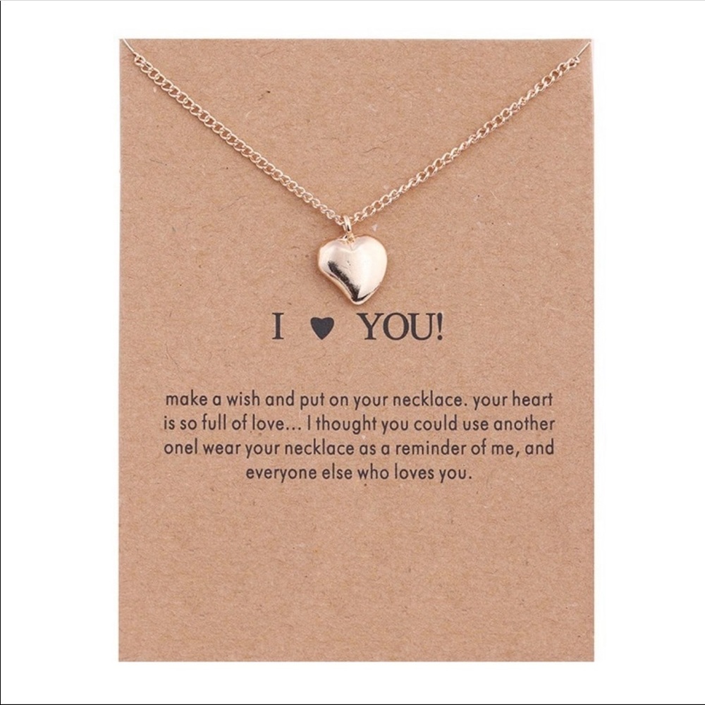 I love you necklace  BUNDLE 5-$25!!!